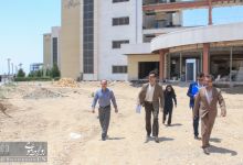 بازدید معاون محترم عمرانی امور آموزش عالی سازمان برنامه و بودجه کشور جناب آقای مهندس شفیعی  از دانشگاه صنعتی شاهرود 